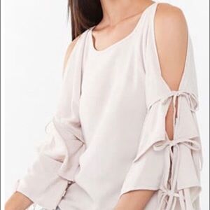 Open shoulder blouse